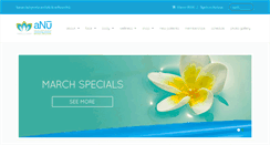 Desktop Screenshot of anuaesthetics.com